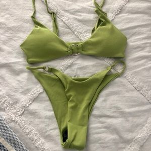 Green bikini